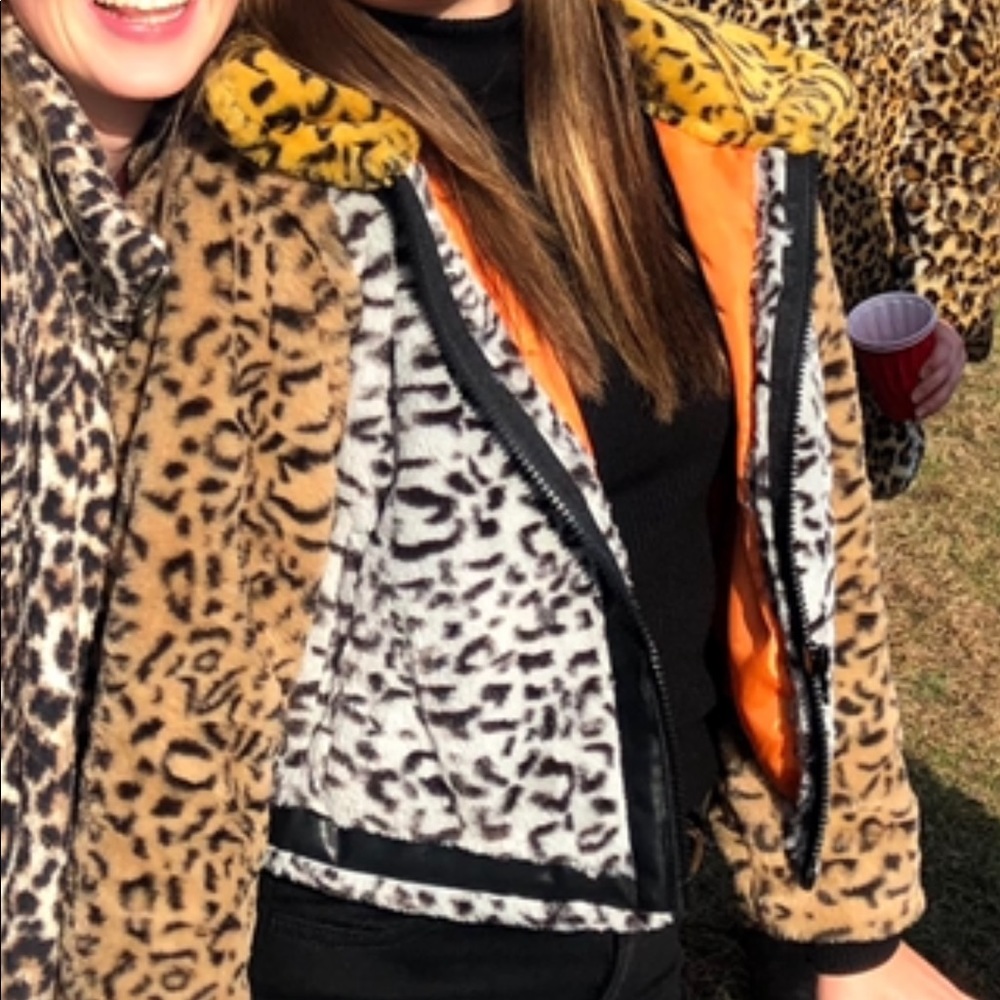 Multi Leopard Print Jacket - image 2